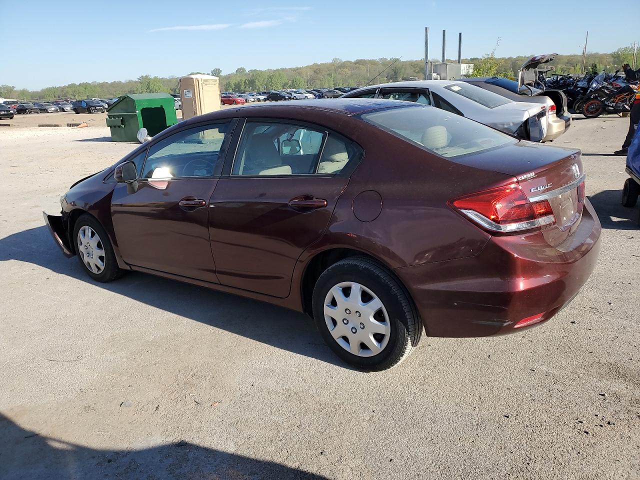 2013 Honda Civic Lx vin: 19XFB2F55DE024424