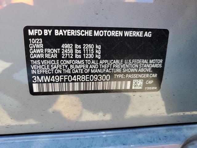 3MW49FF04R8E09300 BMW M3 40XI 12