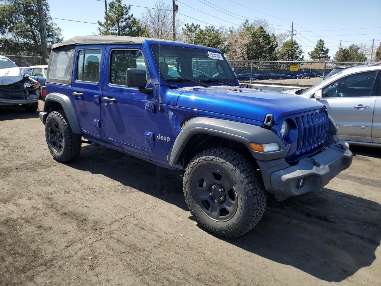 2020 Jeep Wrangler Unlimited Sport vin: 1C4HJXDN7LW154043