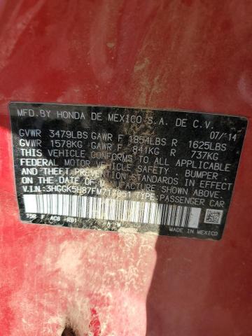 2015 HONDA FIT EX - 3HGGK5H87FM717051