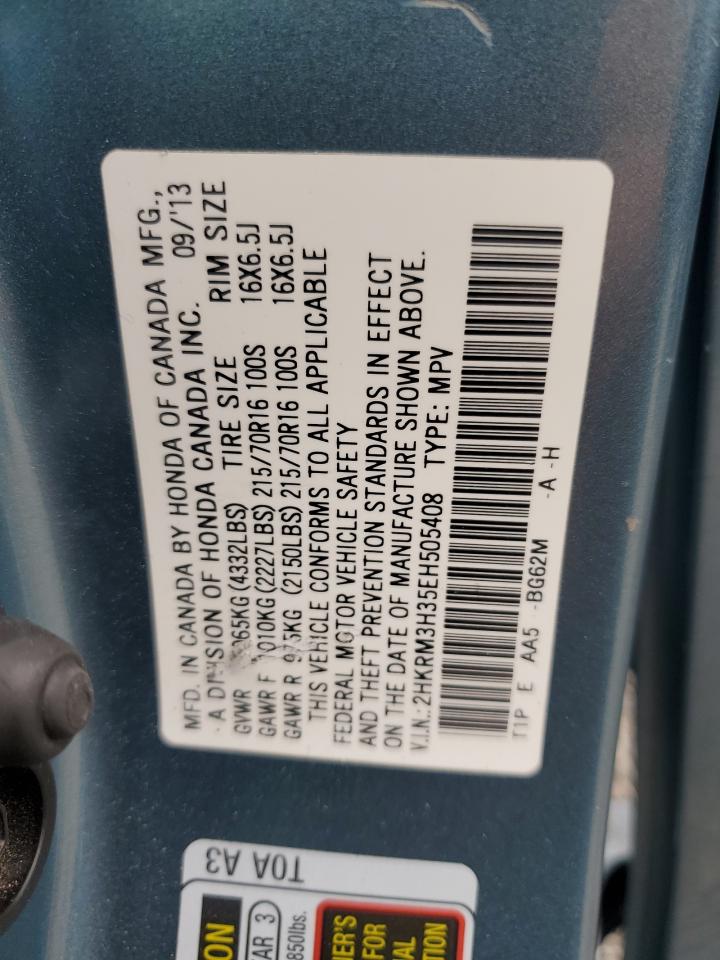 2HKRM3H35EH505408 2014 Honda Cr-V Lx