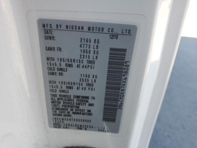 2019 Nissan Nv200 2.5S VIN: 3N6CM0KN7KK698089 Lot: 51028044