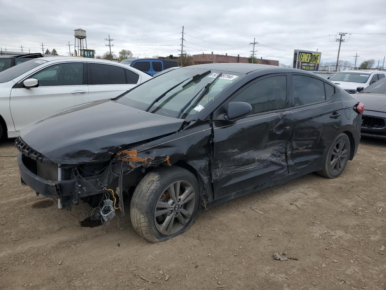 2018 Hyundai Elantra Sel vin: 5NPD84LF8JH239639