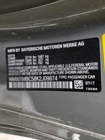 2019 MINI COOPER JOH WMWXM9C58K2J09874