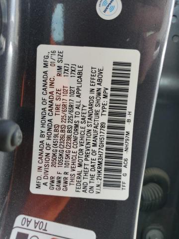 VIN 2HKRM3H77GH517789 2016 Honda CR-V, Exl no.13