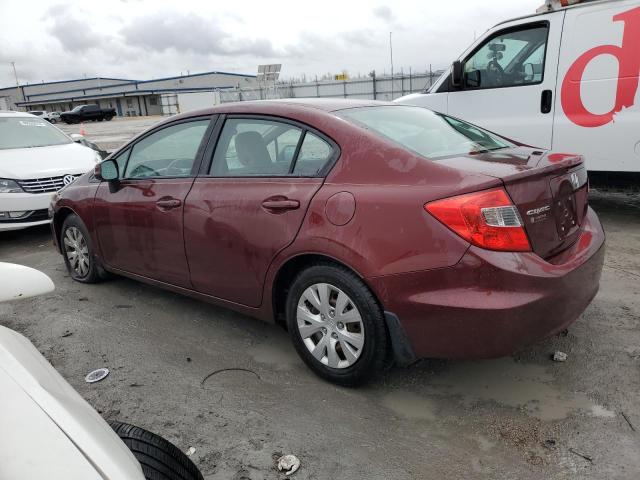 2012 Honda Civic Lx VIN: 2HGFB2F52CH542477 Lot: 49442654