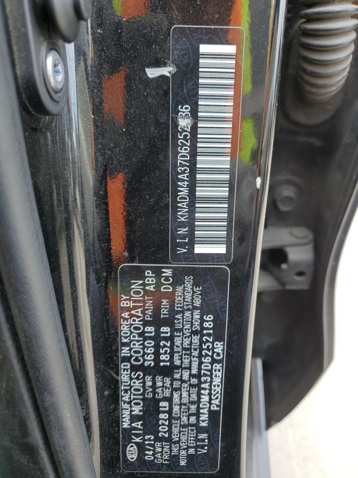 KNADM4A37D6252186 2013 Kia Rio Lx