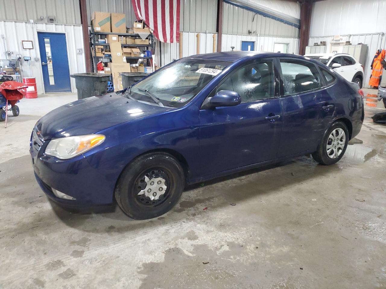 KMHDU4AD4AU905748 2010 Hyundai Elantra Blue