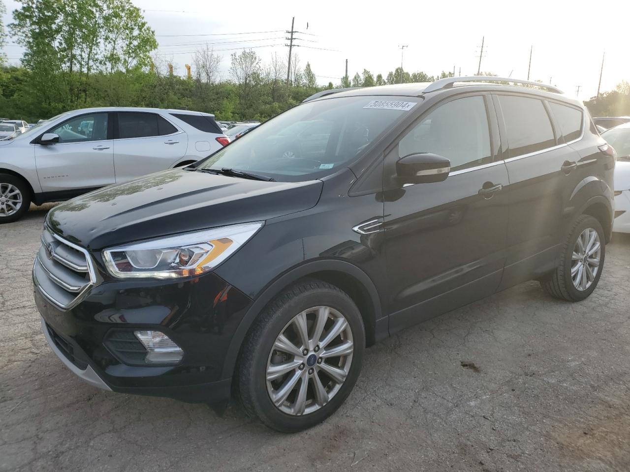 Lot #2571302086 2017 FORD ESCAPE TIT