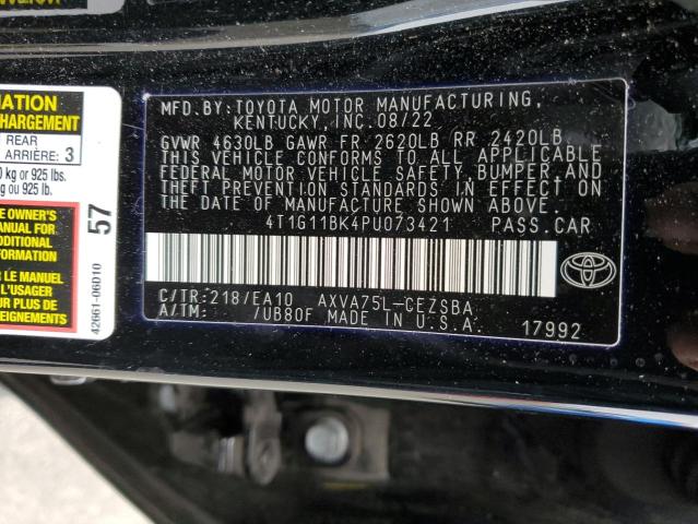 4T1G11BK4PU073421 2023 TOYOTA CAMRY - Image 12