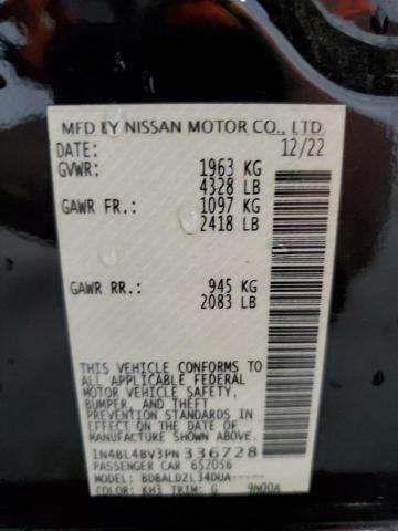 2023 Nissan Altima S VIN: 1N4BL4BV3PN336728 Lot: 53136874