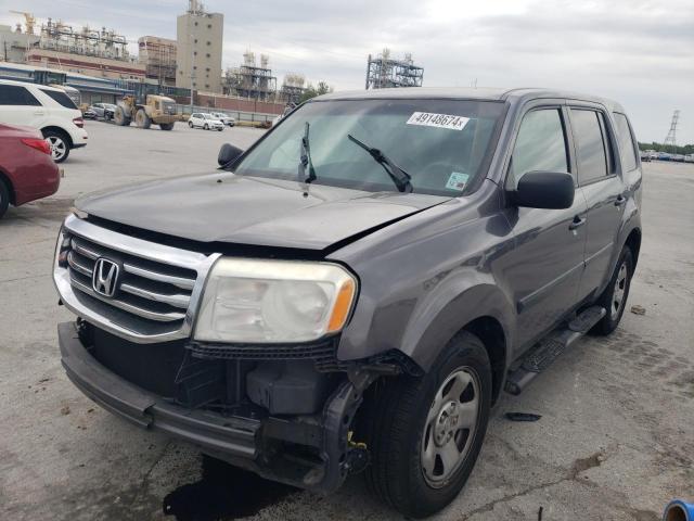 Lot #2457494200 2015 HONDA PILOT LX salvage car