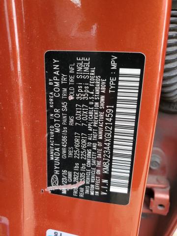 2016 HYUNDAI TUCSON SE - KM8J23A4XGU214591