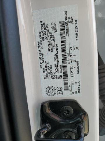 2019 Ford F150 Supercrew VIN: 1FTEW1E55KFA70026 Lot: 51536634