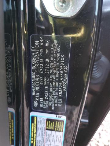 2019 KIA STINGER PR - KNAE25LA7K6059108
