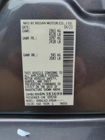 2023 NISSAN ALTIMA SV - 1N4BL4DV8PN383699