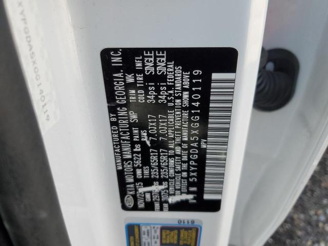 2016 Kia Sorento Lx VIN: 5XYPGDA5XGG140119 Lot: 49933414