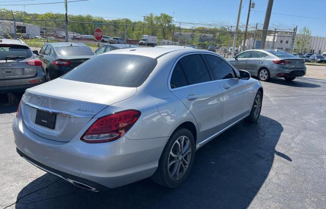 Lot #2485029985 2016 MERCEDES-BENZ C 300 4MAT salvage car