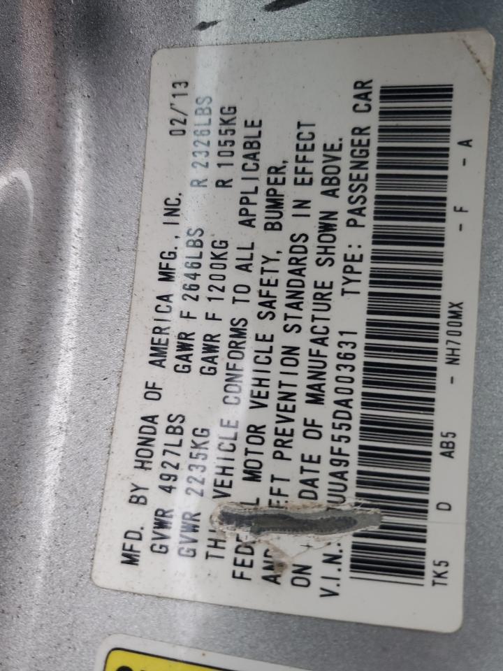 19UUA9F55DA003631 2013 Acura Tl Tech