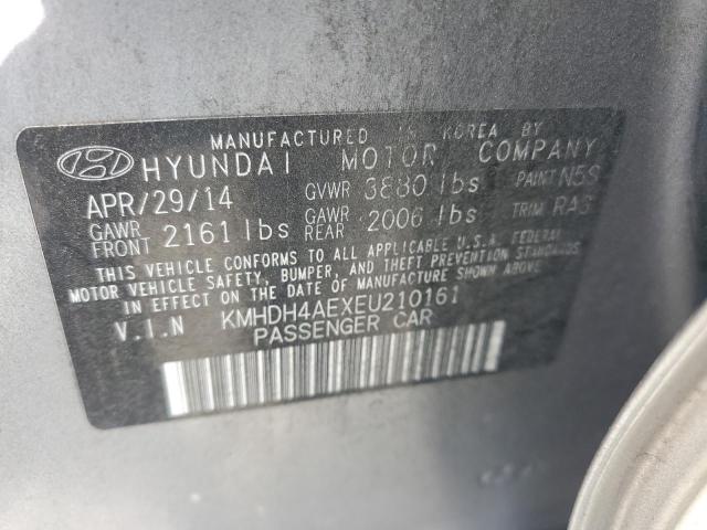 2014 Hyundai Elantra Se VIN: KMHDH4AEXEU210161 Lot: 51620264