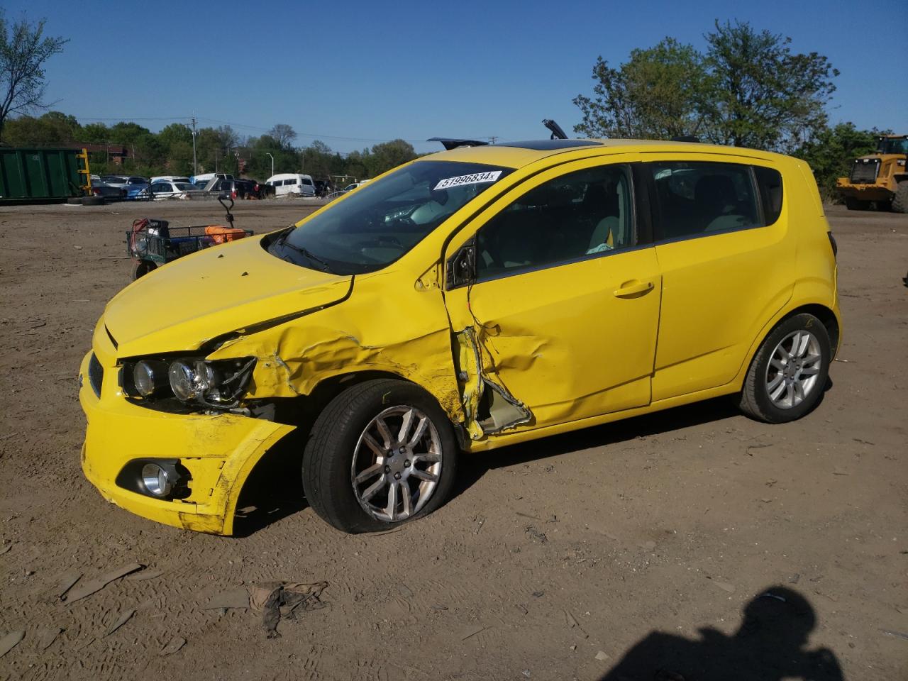 1G1JC6SB8F4205525 2015 Chevrolet Sonic Lt