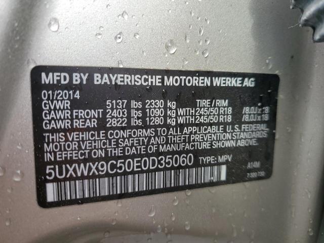  BMW X3 2014 Золотий