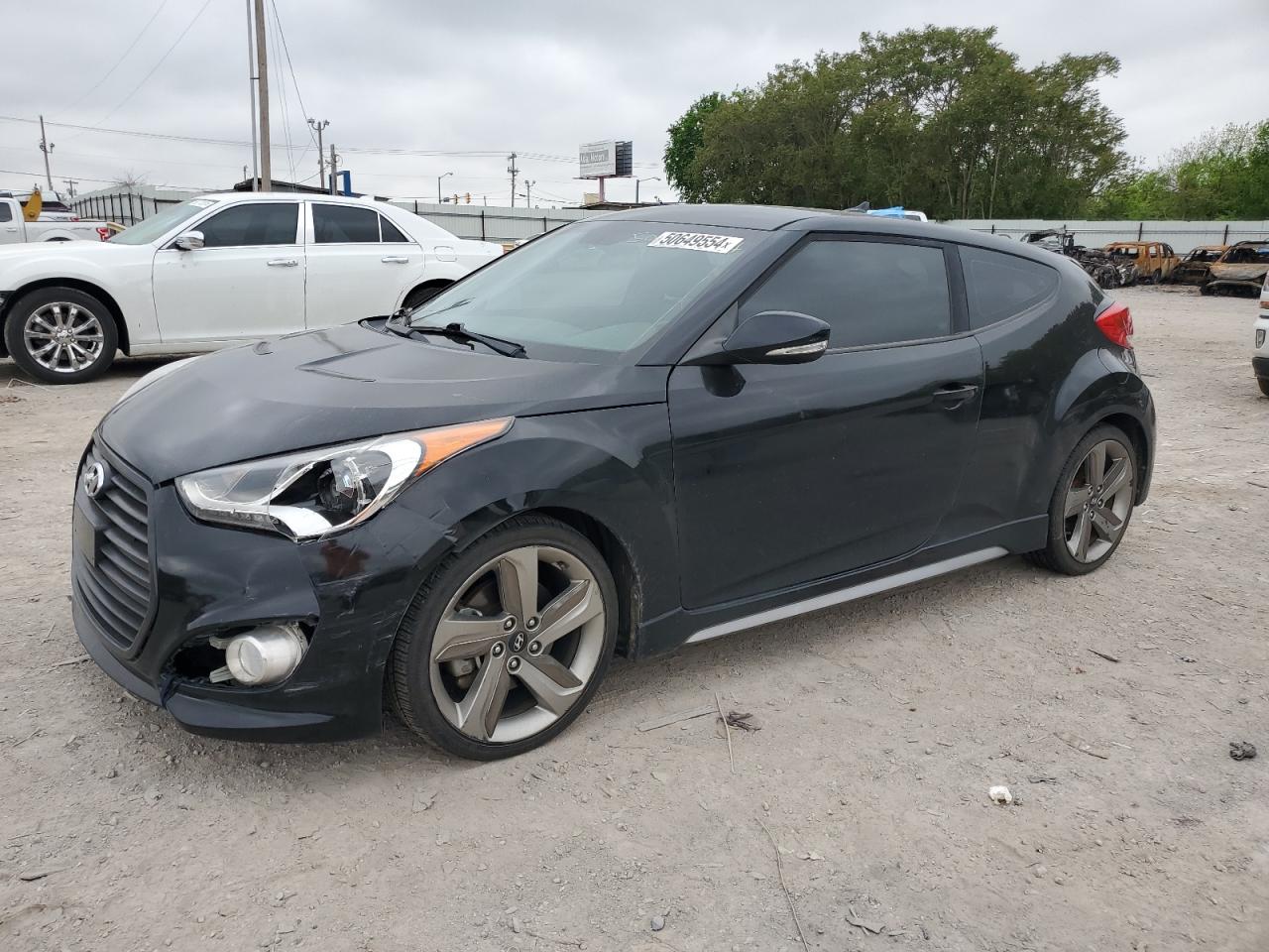 KMHTC6AEXEU205595 2014 Hyundai Veloster Turbo