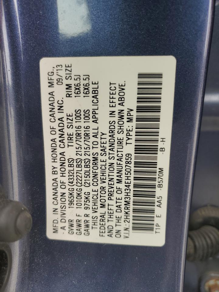 2HKRM3H34EH507859 2014 Honda Cr-V Lx