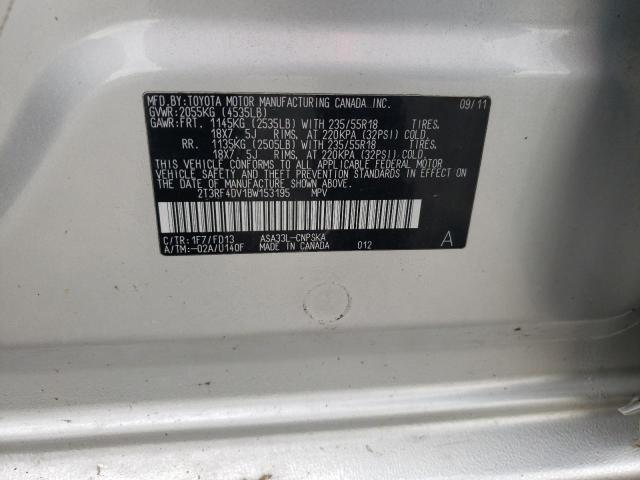 2011 Toyota Rav4 Sport VIN: 2T3RF4DV1BW153195 Lot: 51425294