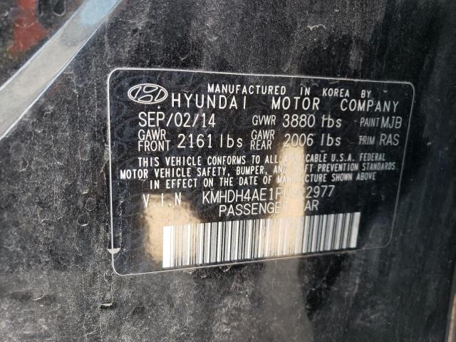 KMHDH4AE1FU322977 2015 HYUNDAI ELANTRA - Image 12