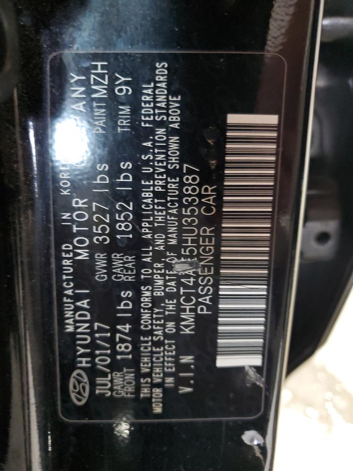 KMHCT4AE5HU353887 2017 Hyundai Accent Se