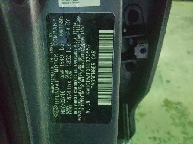 2017 Hyundai Accent Se VIN: KMHCT5AEXHU320552 Lot: 50310064