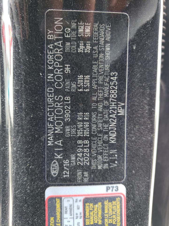 KNDJN2A21H7882543 2017 Kia Soul