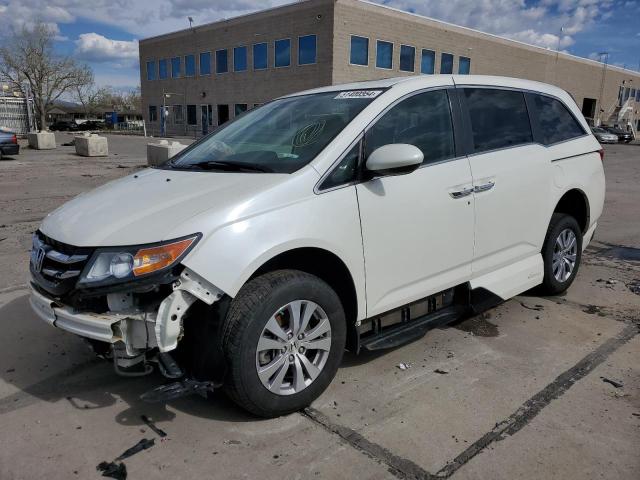 Lot #2485607028 2015 HONDA ODYSSEY EX salvage car