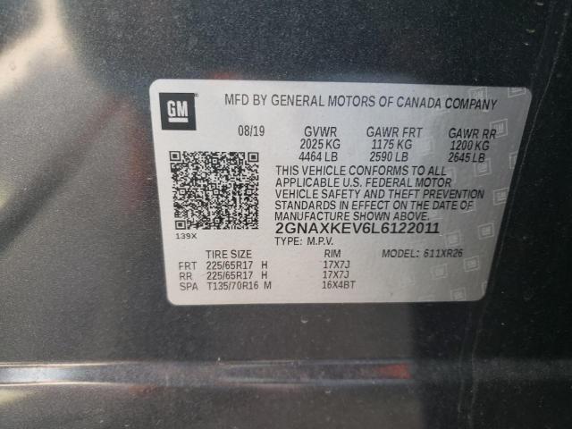 2GNAXKEV6L6122011 Chevrolet Equinox LT 14