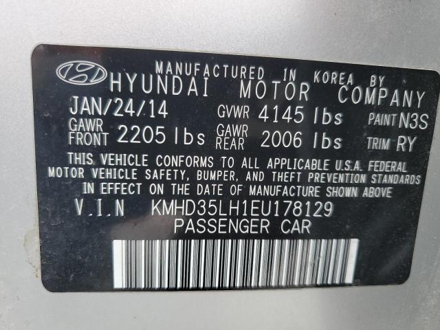2014 Hyundai Elantra Gt VIN: KMHD35LH1EU178129 Lot: 50619944