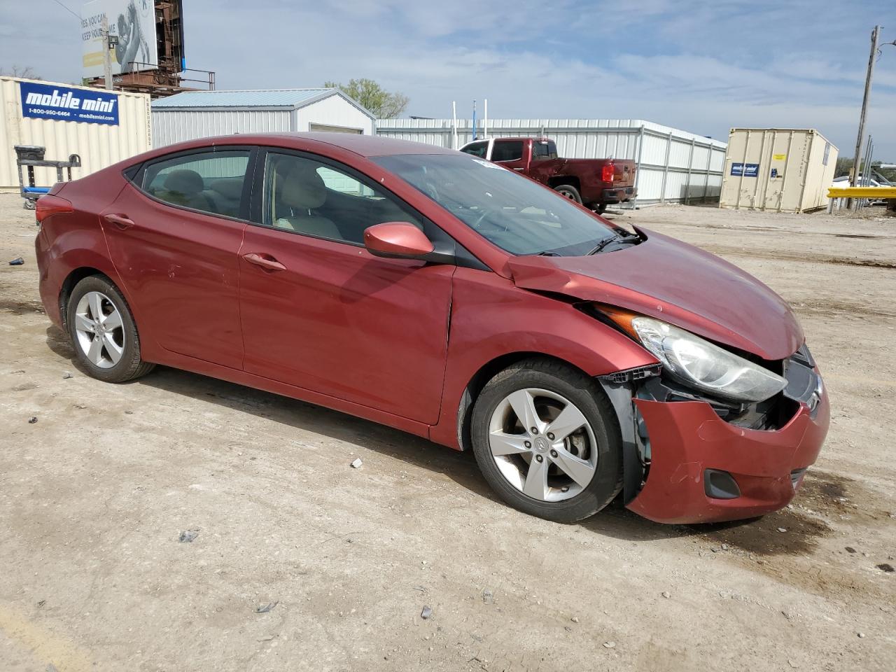 5NPDH4AE8DH385974 2013 Hyundai Elantra Gls