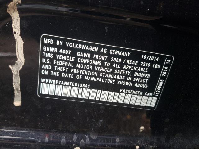 2015 VOLKSWAGEN CC SPORT - WVWBP7AN6FE813801