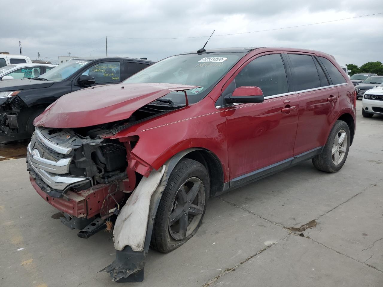 Lot #2517000101 2014 FORD EDGE LIMIT