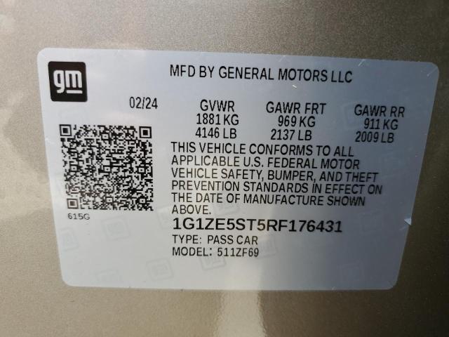2024 CHEVROLET MALIBU PRE - 1G1ZE5ST5RF176431