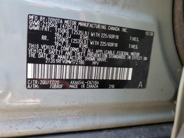 2021 TOYOTA RAV4 TRD O - 2T3S1RFV0MW172186