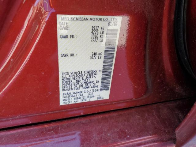 1N4AL3APXGC157350 | 2016 Nissan altima 2.5