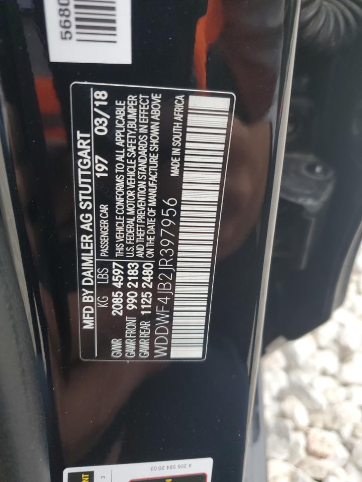 WDDWF4JB2JR397956 2018 Mercedes-Benz C 300