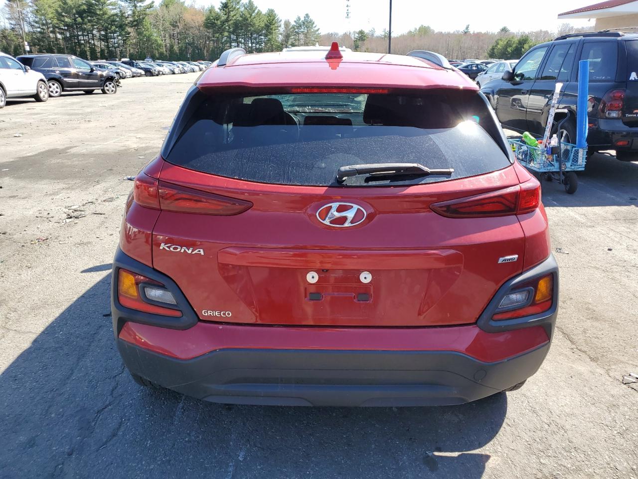 KM8K6CAA2KU336689 2019 Hyundai Kona Sel