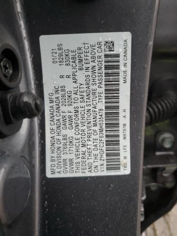 2HGFC2F63MH535478 Honda Civic LX 12