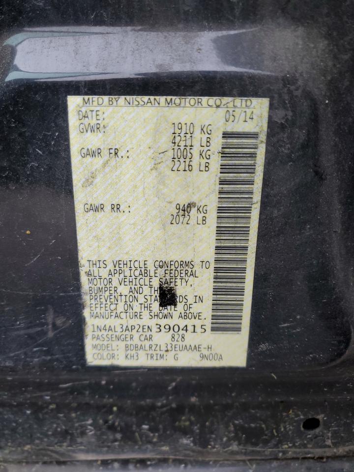 1N4AL3AP2EN390415 2014 Nissan Altima 2.5