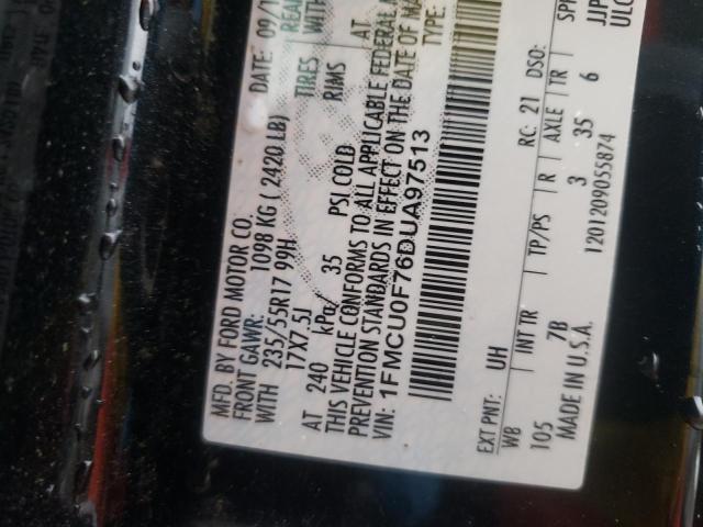 2013 Ford Escape S VIN: 1FMCU0F76DUA97513 Lot: 50266124