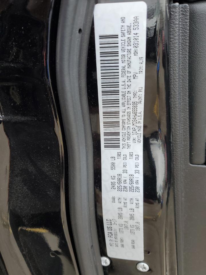 1C4PJMDS4HW655835 2017 Jeep Cherokee Limited