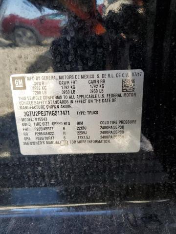2017 GMC SIERRA K15 - 3GTU2PEJ7HG517471