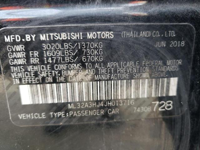 ML32A3HJ4JH013716 2018 Mitsubishi Mirage Es